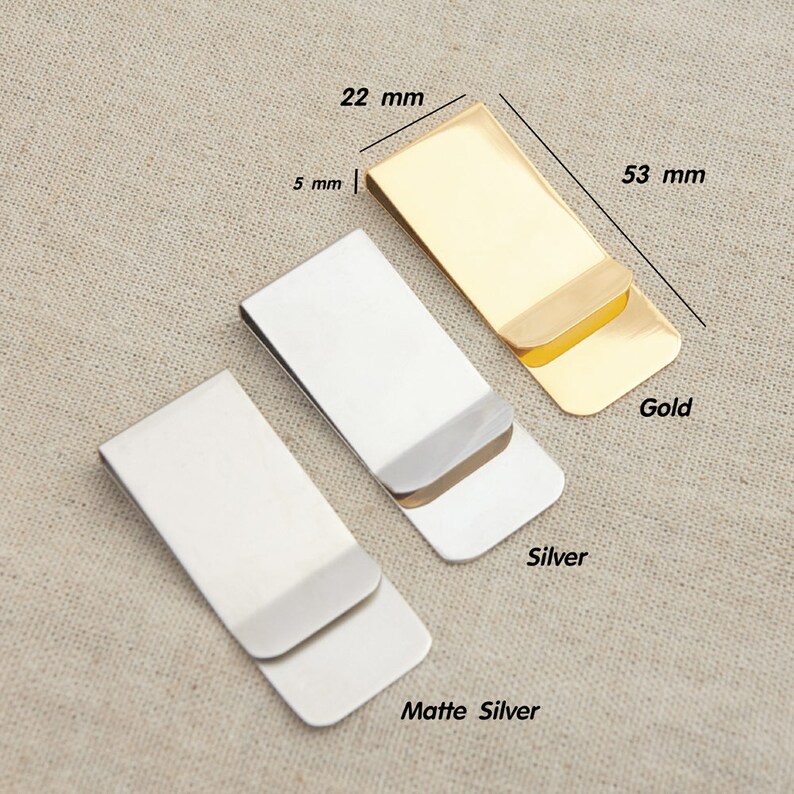 Money Clip Accessory For Clip Wallet 80mm 8cm Diy Clip Etsy