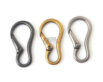 Hochleistungs-Feder-Schnappverschluss-Haken | Open Gate Karabiner Schlüsselanhänger
