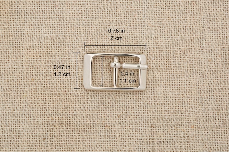 10 pièces 10 mm taille intérieure Boucle de ceinture mini-barre centrale Petite boucle boucle de sac Petite boucle Pièce de boucle pour poupée image 7