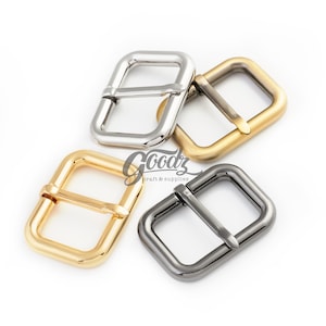 1 -1/2&quot; - 38 mm metalen rechthoekige middenstanggesp | Riemtasreparatiegesp