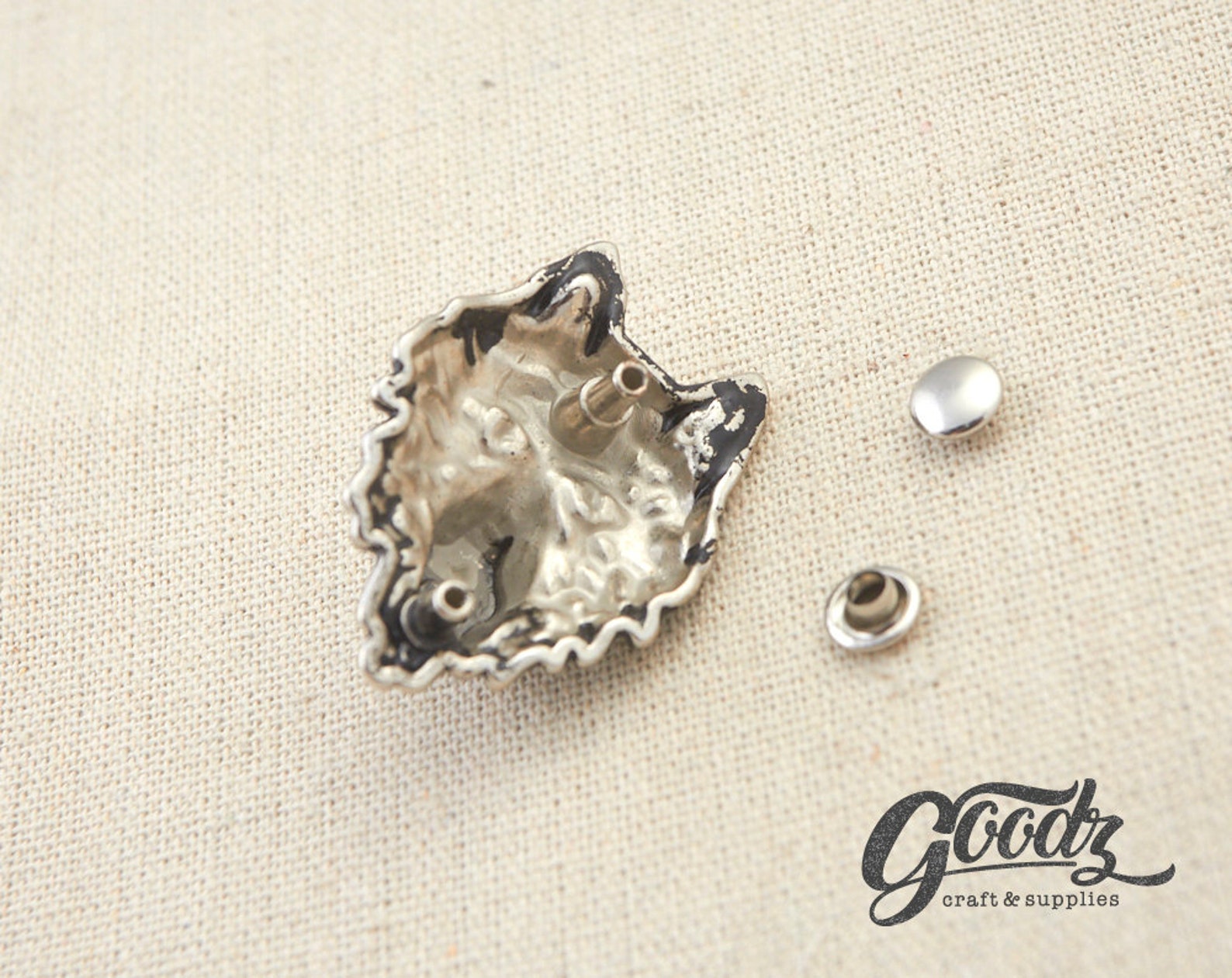 3D Vintage Wolfskopf Conchos Portemonnaie Conchos Silber Etsy