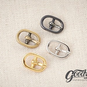 x20 Stück 9 mm Mini Oval Center Bar Gürtelschnalle | Kleine Schnalle | Armbandschnalle | Haustierhalsbandschnalle | Ellipsenschnalle | BJD Dornschnalle