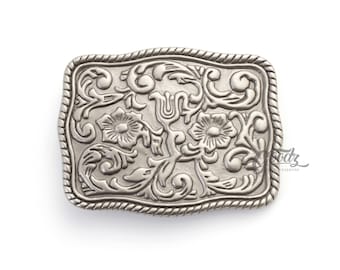 1.57” / 40mm Vintage Western Rodeo Buckle  - Cowboy - Cowgirl Style Belt Buckle, Replacement Belt Buckle