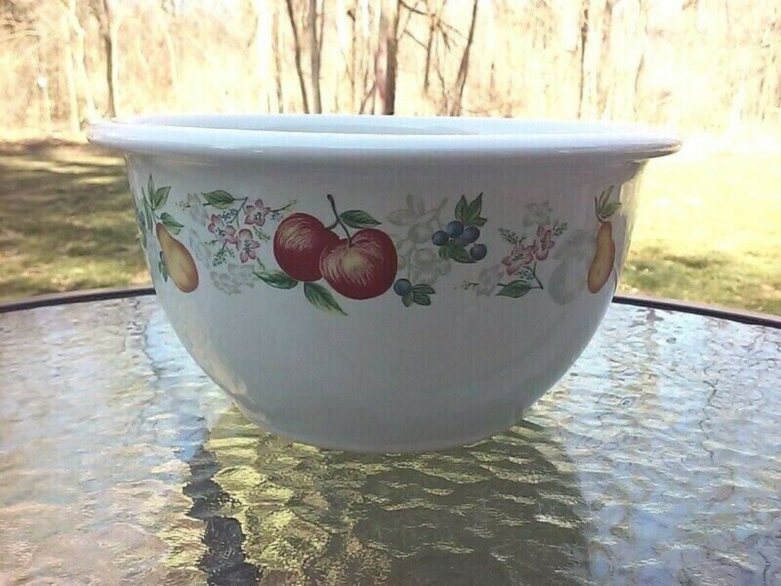 Corning Corelle Coordinates Stoneware Abundance Fruit 2 Qt Etsy