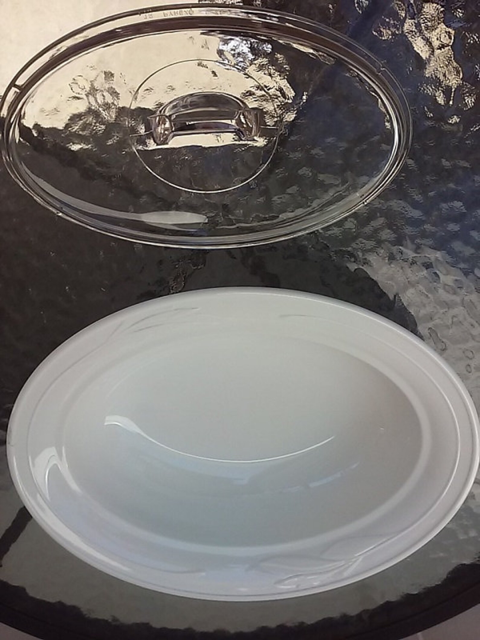 Corning Ware Casual Elegance 12 Oval White Flora Etsy