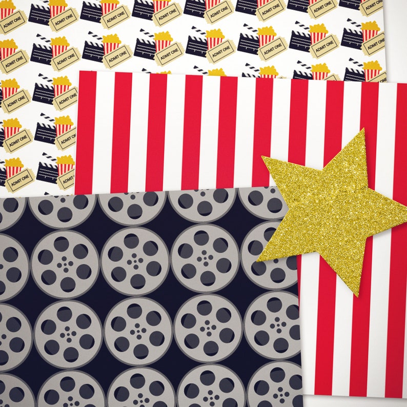 Editable & Printable Movie Cinema/Theater Party Decor Value | Etsy