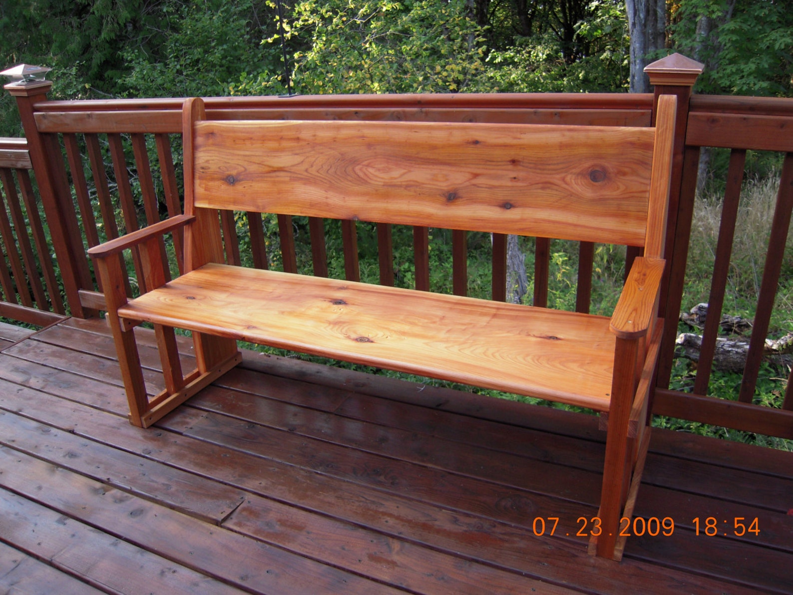 Custom Wooden Benches Etsy
