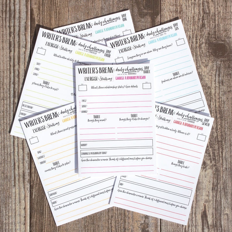 Writing Prompts Printable Worksheets Ideas and Writing - Etsy