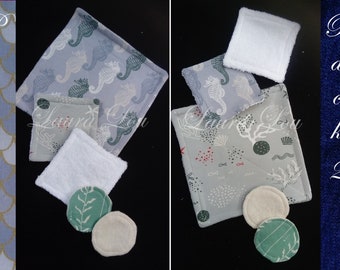 ECO Wipes TRAVEL PACK - Reusable face/make up wipe set