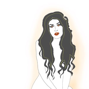 Amy Winehouse Digital Print