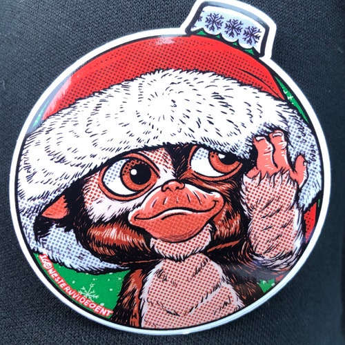Holiday Horror Sticker: Merry Mogwai