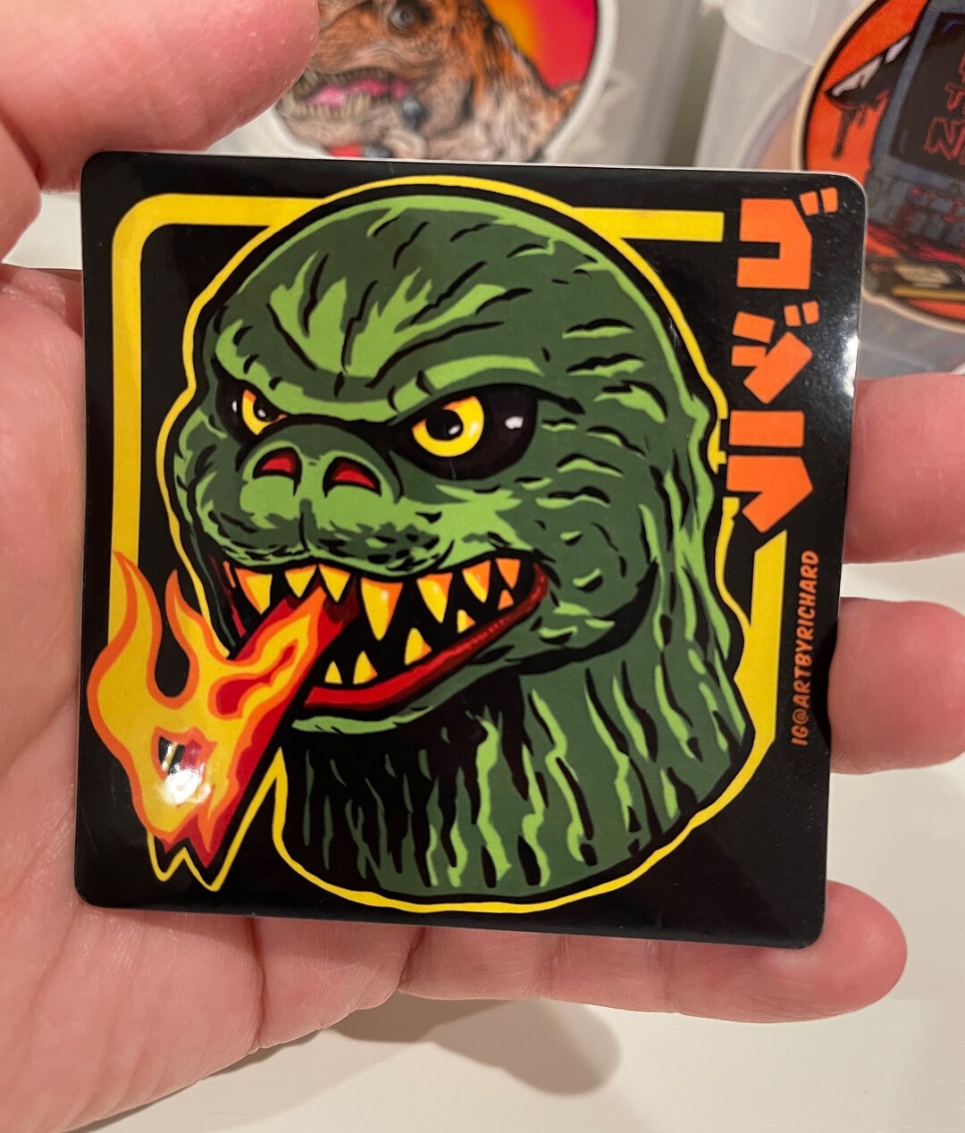 SHOGUN ゴジラ STICKER - Etsy
