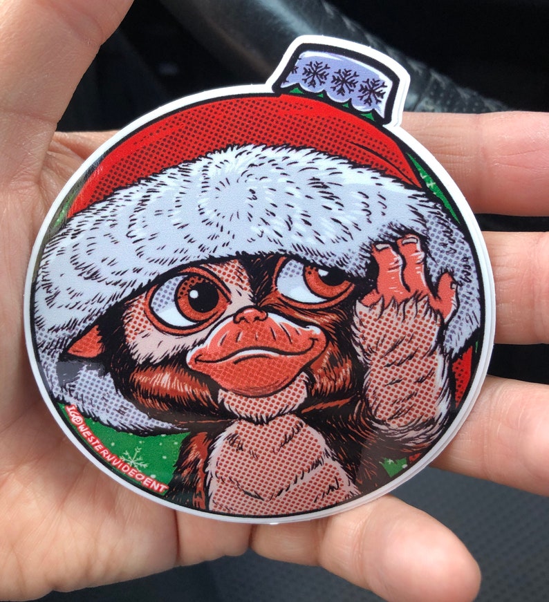 Holiday Horror Sticker Merry Mogwai