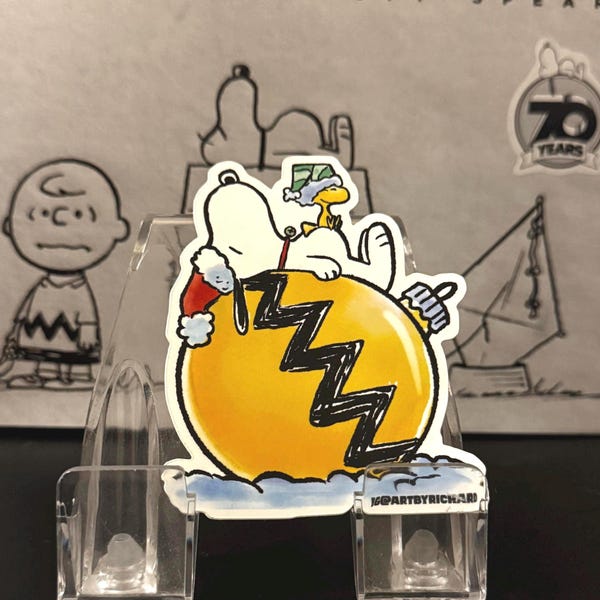 Christmastime  Beagle and Friend