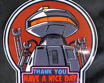 Horror Legends Sticker: Thank You. Have a Nice Day.