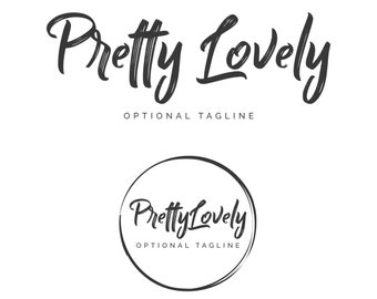 calligraphy logo etsy
