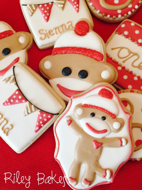 Sock Monkey Themed Baby Shower Sock Monkeys Baby Shower Baby