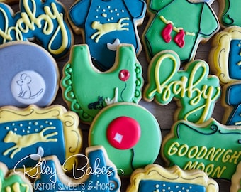 Story Book Baby Shower Cookies