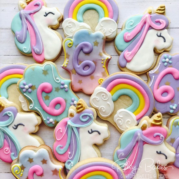 Unicorn Party, Unicorn Cookies