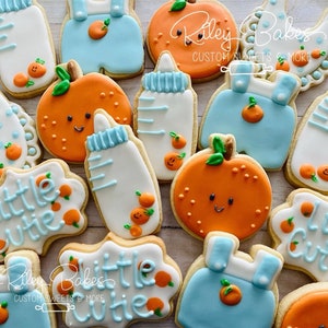 Little Cutie Baby Boy Shower, Little Cutie Favors, Little Cutie Cookies