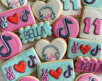 Internet Famous Theme Cookies, Influencer Birthday