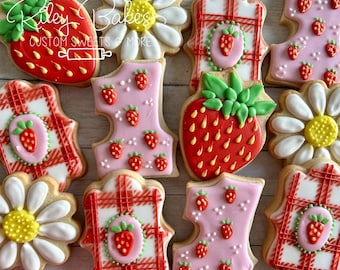 Berry Sweet Birthday, Strawberry Cookies