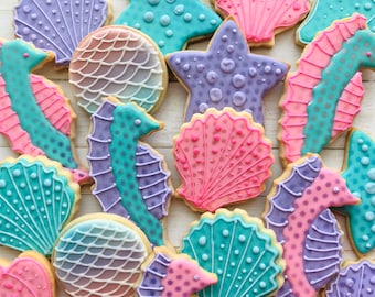 Under the Sea Cookies, Under the sea birthday favors, Under the sea favors, Under the sea baby shower, under the sea party