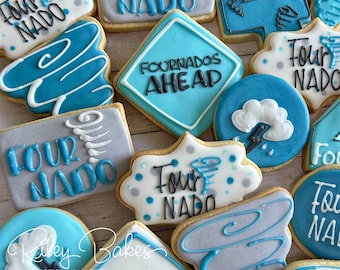 Fournado Theme Cookies: Assorted Decorated Cookies