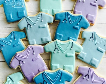 Thank You Nurse Cookies, Nurse Appreciation Gift