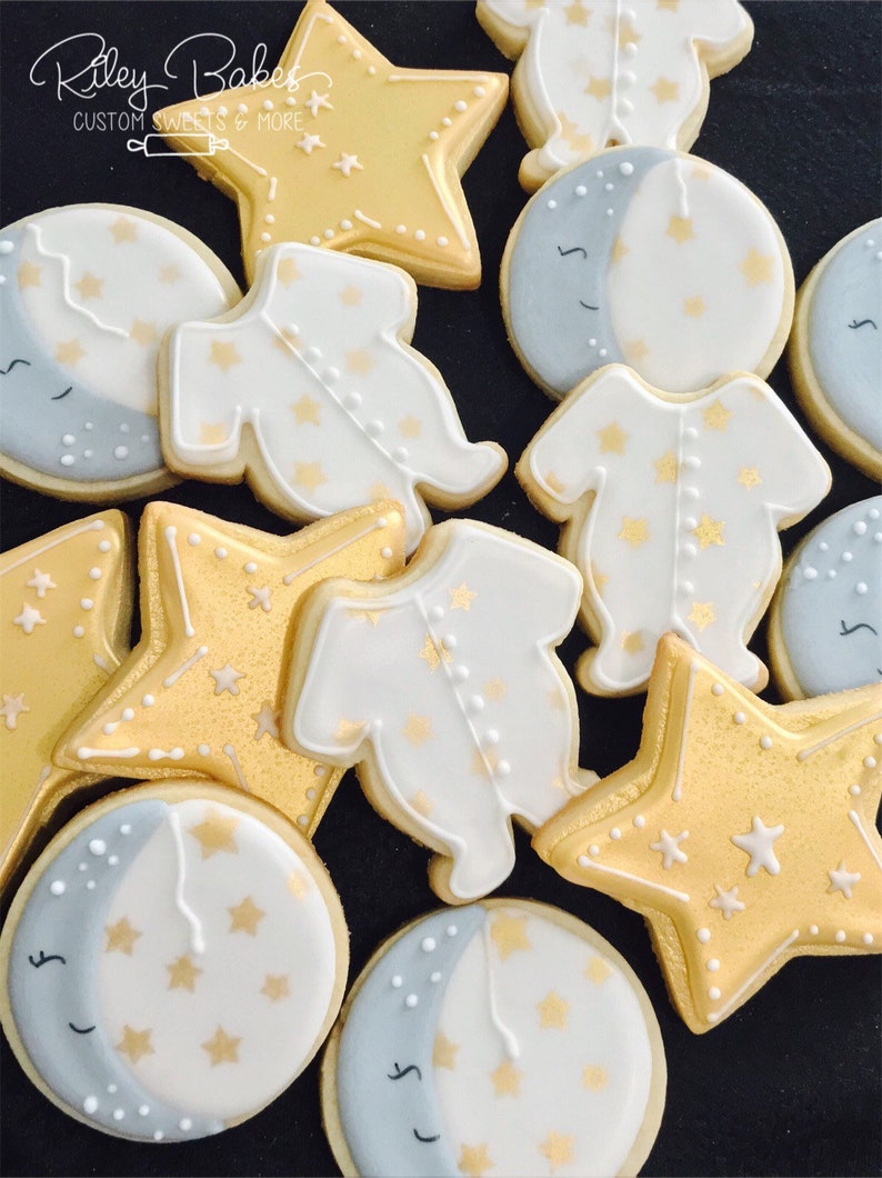 Twinkle Twinkle Baby Shower Cookies Twinkle Twinkle Party Etsy