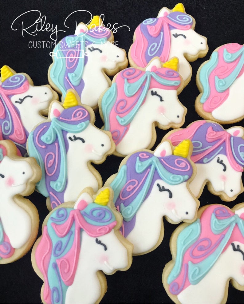 Unicorn Cookies, Unicorn Birthday image 2