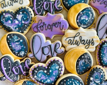 Galaxy Theme Birthday, Galaxy Theme Cookies, Out Of This World