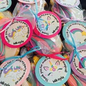 Unicorn Cookies, Unicorn Birthday image 3