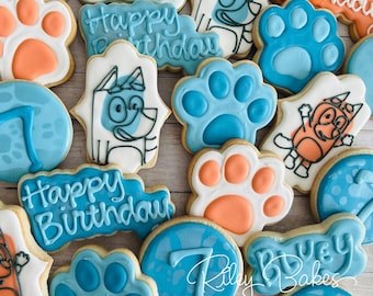 Dog Theme Cookies, Puppy Theme Birthday