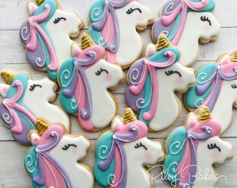 Unicorn Cookies, Unicorn Birthday