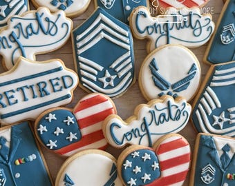Airforce Cookies: Airforce Send Off, Military Retirement