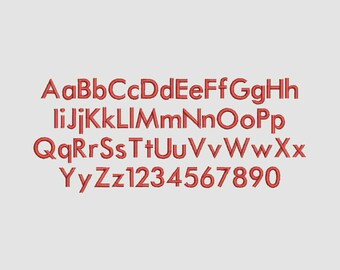 Futura Embroidery Font Machine Embroidery Monogram Font Designs 4 Size BX Embroidery Fonts - INSTANT DOWNLOAD