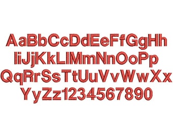 Meister Block Embroidery Font Machine Embroidery Monogram Font Designs 3 Size BX Embroidery Fonts - INSTANT DOWNLOAD