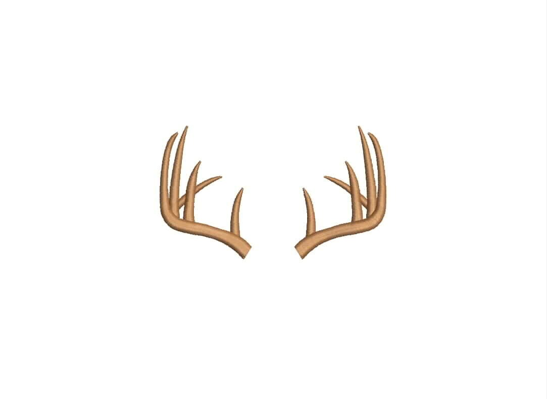 Sale deer antlers machine embroidery design 11 size  etsy Sale deer antlers machine embroidery design 11 size  etsy