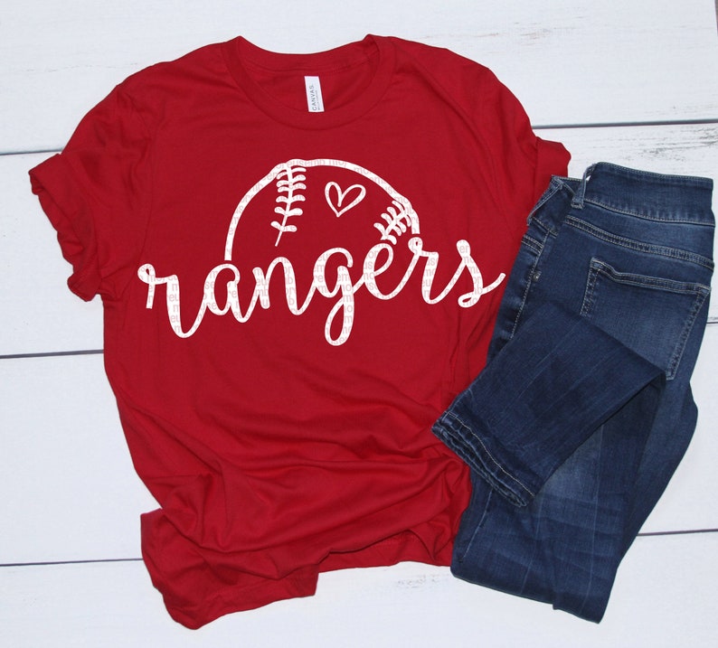 dxf SALE! pdf baseball shirt softball svg svg file eps png Rangers baseball svg files for Cricut baseball mom svg Silhouette