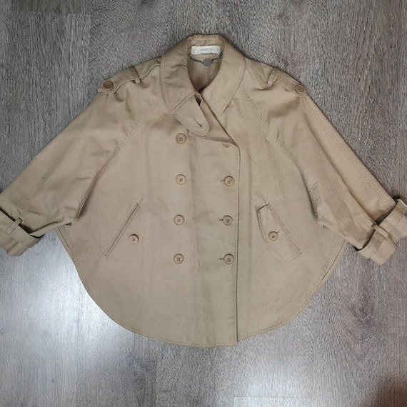 SOLD!!! NEO-VINTAGE Stella McCartney Cropped Trench Coat | TheStyleMinr.com