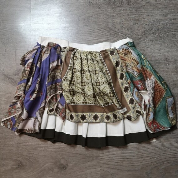 Vir-go's Neo-Vintage Eco-Lux Scarf Skirt Hybrid | TheStyleMinr.com