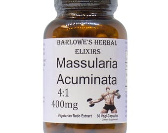 Extracto de Massularia Acuminata, extracto de tallo de Massularia Acuminata 4:1, ¡sin estearato! Máxima calidad y potencia. BarlowesHerbalElixirs