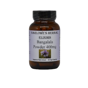Bangalala (Eriosema Kraussianium), 60-400mg Vegetable Capsules - Pure Potency, Holistic Health, Halal & Kosher Veggie-Caps