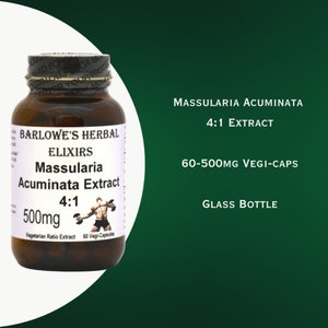 Massularia Acuminata Extract, Massularia Acuminata Stem Extract 4:1, Stearate Free Highest Quality & Potency. BarlowesHerbalElixirs image 3