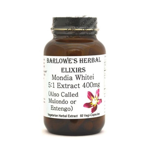 Mondia Whitei Tuber 5:1 Extract - Stearate Free, Bottled in Glass!