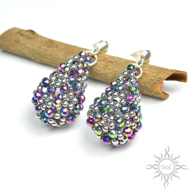Orecchini A Cerchio Amore Arcobaleno Voroco – Argento Sterling 925 Con Smalto - Foto 4