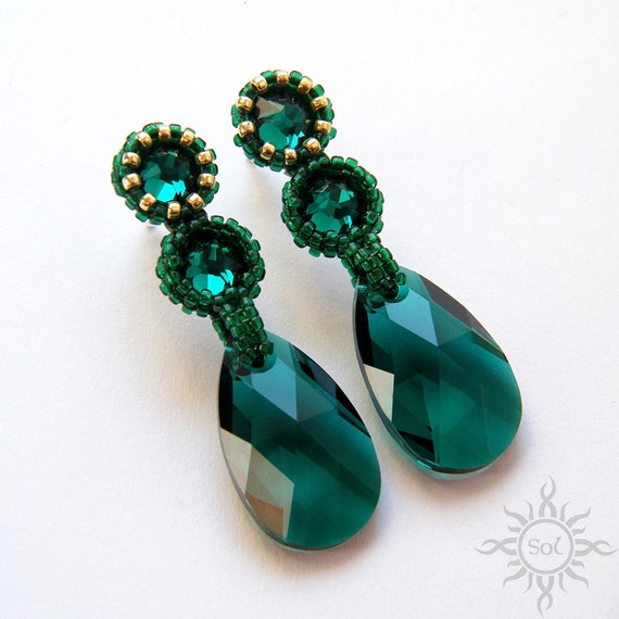 Buy Green Earrings for Women by Crunchy Fashion Online | Ajio.com