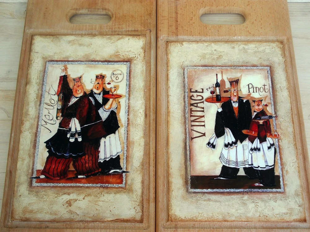 Wooden Boards Set Wooden Cutting Boards Wooden Board Etsy