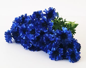 faux wild flowers artificial cornflower faux cornflower heath cornflower,white cornflower bush,cornflower white cornflower wild flowers
